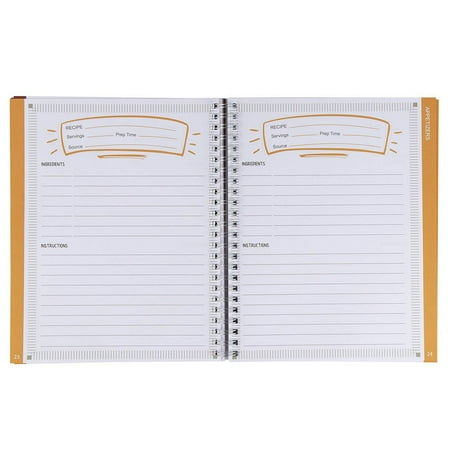 Recipe Notebook - Family Recipe Notebook Journal, Recipe Organizer