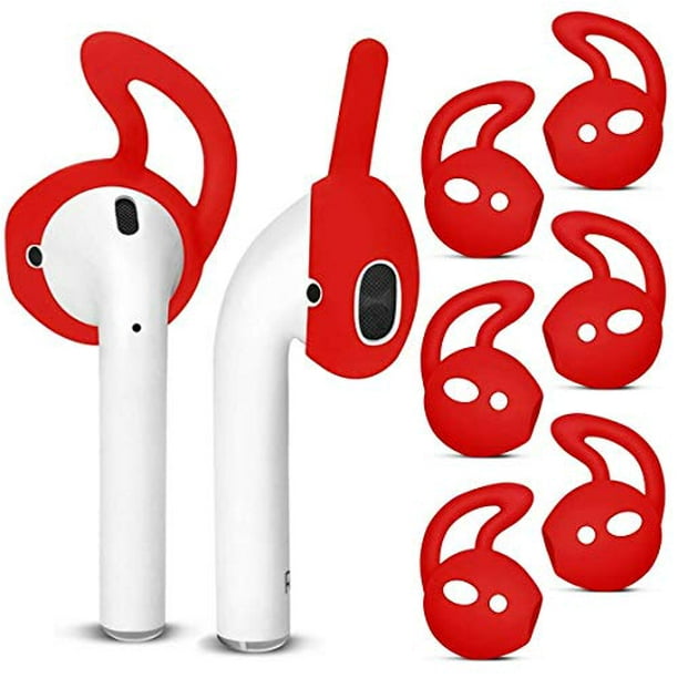 AirPods Ear Hooks, SecureFit Eargels Cover Tips, Silicone Wing Earbud