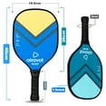 thumbnail image 3 of Blast 7406 Pickleball Paddle, Sturdy Wooden Build With Broad Face, Edge Guard & Tough Hardwood | Perfect For Beginners & Intermediates Seeking Power, Control & Durability, Vibrant Yellow, 3 of 5