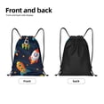 thumbnail image 5 of Kdxio Spaceships and Stars Print Drawstring Backpack Bag,Waterproof Draw String Back Sack, Gym Drawstring Bags Swim Bag For Unisex, 5 of 9