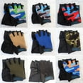 thumbnail image 3 of Splihome 1 Paire Enfants Vélo Bicyclette Cyclisme Demi-Doigt Gants de Sport Sans Doigts Bleu, 3 of 8