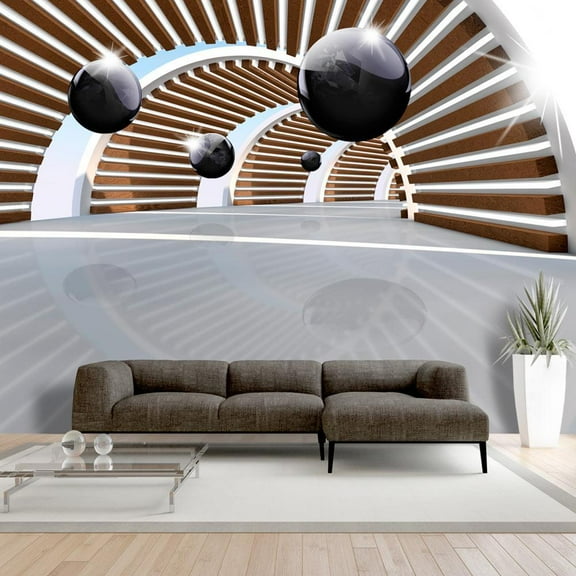 Tiptophomedecor 3D Illusion Wallpaper Wall Mural - Sky Tunnel