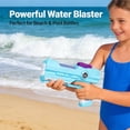 thumbnail image 3 of HAHUT Electric Water Gun, High Capacity Automatic Squirt Guns Toy for Summer Outdoor Beach Swimming Pool Party (Blue), 3 of 6