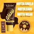 thumbnail image 6 of NYX Professional Makeup Buttermelt Glaze Tinted Moisturizer, SPF 30, Chocolate Butta, All Skin Types, 1.01 fl oz, 6 of 14