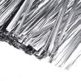thumbnail image 3 of Unique Bargains 3-Inches Metallic Twist Ties for Bags Silver 800pcs, 3 of 4