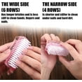 thumbnail image 3 of czcpp-4pcs Nail Brush for Cleaning Fingernails, Two Sided Finger Nail Scrub Brush Soft & Stiff Nylon Bristles Nail Scrubber Brush Cleaner for Hand Under Nails Toes, 3 of 4