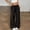 Dark Gray, variant on LEBONYARD Wide Leg Yoga Pants for Women,Women's Plaid Printed Elastic Waist Straight Casual Wide Leg Pants Black S