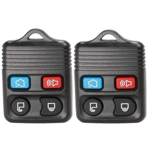 3 1/4/Buttons Remote Car Key Fob Case Shell Cover for Ford Lincoln Mercury Explorer Escape Focus Fusion Taurus (2pcs)
