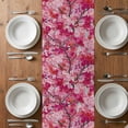 thumbnail image 4 of Table Runner 36 Inches Long for Kitchen Dining, Cherry Blossom Dresser Scarf Farmhouse, Dining Table Decorations for Wedding/Parties, Spring Watercolor Flowers Modern Abstract Art 13 x 36 In, 4 of 8