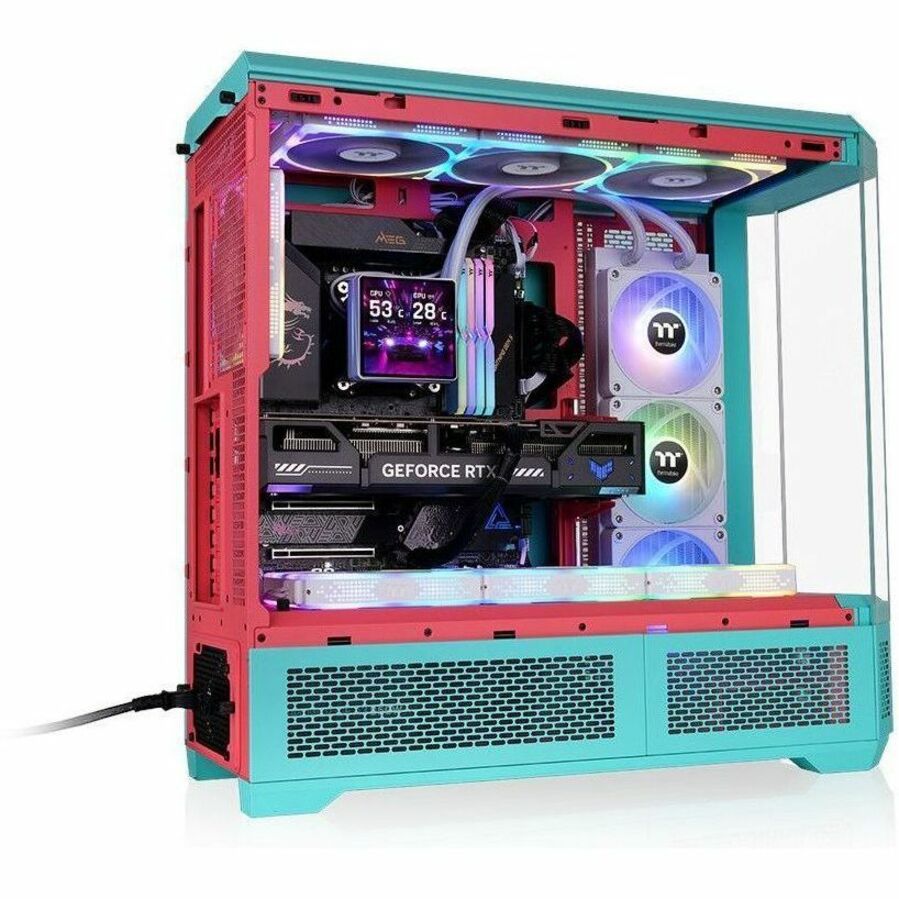 Thermaltake View 600 TG Mint Strawberry Full Tower Chassis