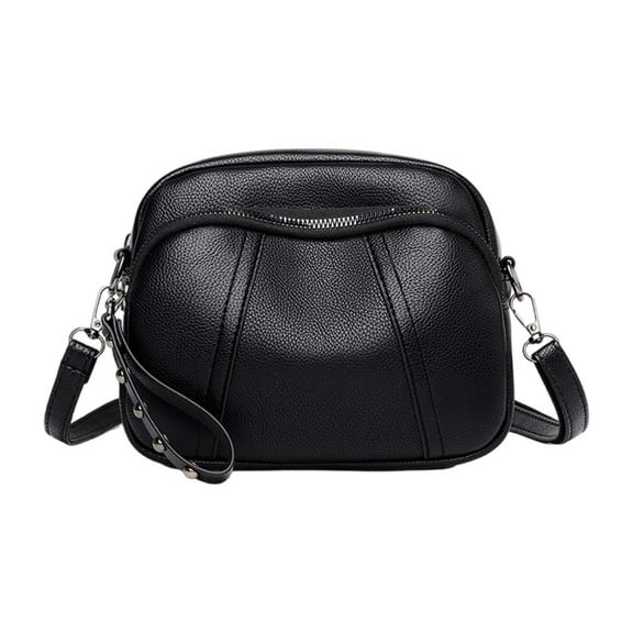 UYUH Unisex Messenger Bags Women's Fashion Phone Bag Zipper Small Square Bag Simple Soft Leather Shoulder Bag Crossbody Bag for Travel, Daily and Shopping