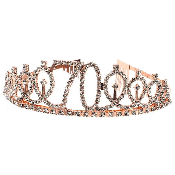 Hemoton  Birthday Tiaras for Women Decorative Crown Hair Different Number Women's