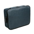 thumbnail image 3 of Fireproof Document Bag Cozival Fireproof Document Bag - 3-Layer Lockable Portfolio for Certificates & Laptops | Waterproof Zipper File Organizer with Anti-Theft Design, Navy, 3 of 9