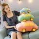 thumbnail image 2 of El tráfico acogedor del automóvil del juguete de felpa rellenó Autobús amarillo Sunnimix Juguetes de almohada, 2 of 8