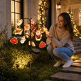 Solar 556 Solar Powered Christmas Ground Stake Lights Outdoor Waterproof ...