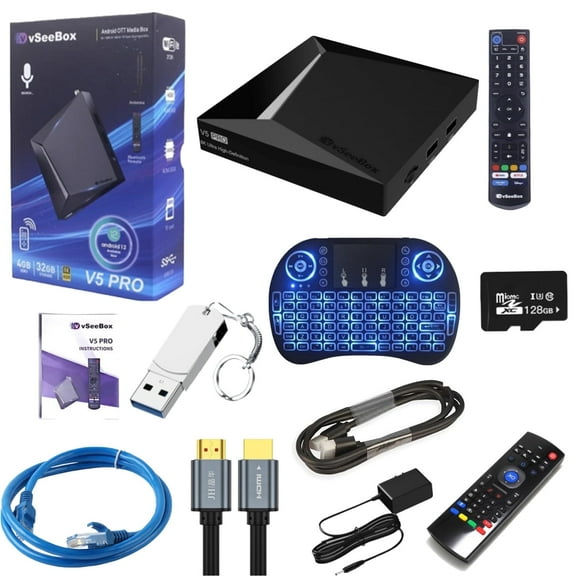 vSeebox V5 Pro with 4GB RAM, 32GB Storage
