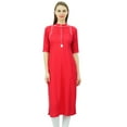 thumbnail image 1 of Phagun Kurti Col Mandarin pour Femmes Tunique Ethnique Indienne Kurta en Rayonne, 1 of 7