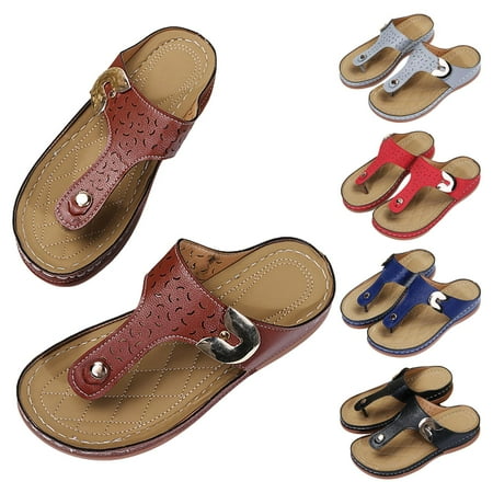 

MEGAWHEELS Women Flip Flop Sandals Comfortable Backless Slipper|Soft Walking Shoes|Casual Daily Wedges Sandals for Women Girls