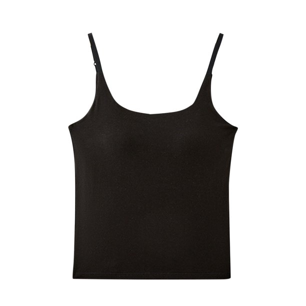 Tops de Manga Corta de las Mujeres Casual, Moda de Color Sólido, con la Almohadilla de Pecho Top de Pijama para las Mujeres