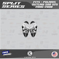 thumbnail image 4 of Kalair GFX Graphics Kit for ATV Polaris OUTLAW500 (2006-2008) Split Series, 4 of 5
