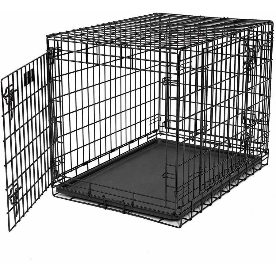 MidWest Homes For Pets Ultima Pro Extra-Strong Double Door Folding Metal Dog Crate, 30" - image 4 of 5