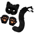 thumbnail image 2 of Conjunto de disfraz de Cosplay Yuyangstore Halloween negro, 2 of 8