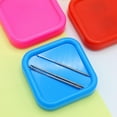 thumbnail image 4 of 3Pcs Square Magnetic Pin Cushion Anti Loss Sewing Pin Needle Storage Holder, Plastic Magnetic Push Pins Holder for Sewing Quilting DIY Projects, Random Color Pincushions, 4 of 4