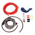 thumbnail image 1 of 10GA Car Subwoofer Speakers Wire Excellent Sound Transmission Bendable Car Amplifier Installation Wiring Kit for Car, 1 of 5