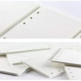 thumbnail image 4 of A6 Refill Paper, 3 Pack Loose Leaf Paper, 6-Holes Inserts Blank Filler Paper Leather Journal Notebook Refillable Paper for 6 Ring Refillable A6 Binder Notebook Planner (135 Sheets 270 Pages), 4 of 7