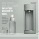 thumbnail image 4 of New Mysoda Glassy Design Sparkling Water Maker With 1L Glass & Plastic bottle - Silent Nordic Design Soda Maker Featuring A Sliding Door Opening - No Cylinder Included - Colour Green, 4 of 5