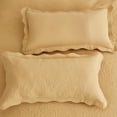thumbnail image 6 of Blythease Oversized King Bedspread Cotton, Reversible Paisley Pattern Design, Lightweight Bedding Cover, 5 Piece Set, Honey Gold, 6 of 7