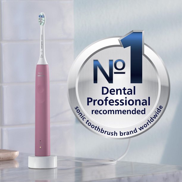 Philips Sonicare 4100 Rechargeable Electric Toothbrush, Deep Pink