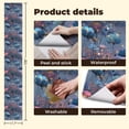 thumbnail image 5 of Peel and Stick Wallpaper Ethereal Twilight Garden Glowing Ghost Flowers Wall Mural 17.7in x 9.8ft Self Adhesive Removable Wall Paper Renter Friendly Wallpaper for Nursery Bedroom Cabinets, 5 of 8