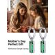 thumbnail image 4 of Pendientes colgantes Huggie PROSTEEL de Acero Inoxidable con Cristal Esmeralda, 4 of 8