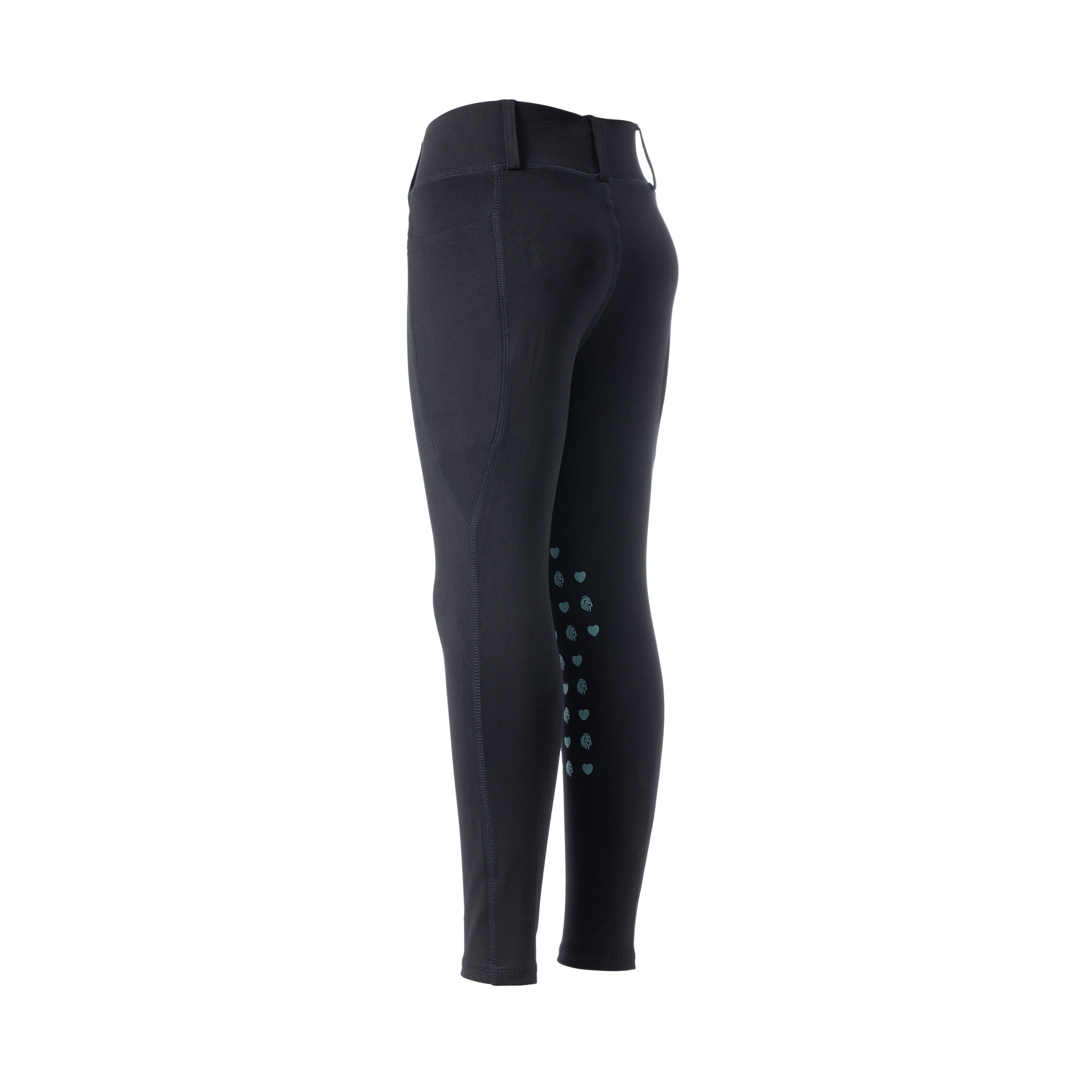 Equinavia Classic Kids Silicone Knee Patch Horse Riding Pants | Equestrian Breeches Unisex Schooling Tights for Girls, Boys