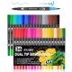thumbnail image 1 of Cepillo de acuarela Belita Amy, 36 colores, rotulador de acuarela, conjunto de pintura de bocetos de doble punta, suministros de arte escolar Afortunado Sencillez, 1 of 2