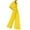 Yellow1, variant on Breezora Women's V Neck Wide Leg Jumpsuit Short Sleeve Romper Elegant Casual Wear for Cocktail Parties L Size Blue