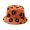 Orange, variant on Trending Bucket Hat UV Protection Unisex Foldable Fisherman Hat for Fishing Beach Hiking Streetwear