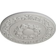 thumbnail image 3 of Ekena Millwork 27 3/4"OD x 2"P Sydney Ceiling Medallion (Fits Canopies up to 5 3/4"), Hand-Painted Ultra Pure White, 3 of 6