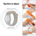 thumbnail image 3 of YUNOVA AirTag Strap with Secure G-Hook, Rugged Alpine Loop Compatible with Apple AirTag, Lightweight Nylon Band for Hiking, Running, Anti-Loss Tracking, 3 of 8