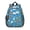 Basketball and Hotdog, variant on Basketball and Hotdog Blue Pattern Backpack for School, Cute School Bag with Adjustable Shoulder Straps and Padded Back, 15"x11.42"x5.5"