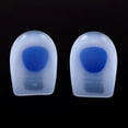 thumbnail image 1 of Fugacal Cojines de talón de Gel de Silicona Almohadillas de ortopédico de pie Plantillas de Calzado para Fascitis Plantar Alivio del Dolor Absorción de Choque(L (39-46)) Fugacal No se aplica, 1 of 3