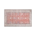 thumbnail image 2 of CAMILSON Machine Washable Rug Distressed Vintage Area Rugs Stain and Water Resistant Traditional Bohemian Indoor Carpet (2x3 2006-Orange), 2 of 8