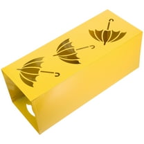 Indoor Floor Umbrella Stand Square Umbrella Stand Iron Umbrella Bucket Round Metal Storage Bucket Umbrella Holder for Entryway