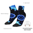 thumbnail image 4 of Lsque Geometry Dash Printed Crew Socks, Moisture-Wicking Socks, Athletic Socks for Men Breathable Cushion Socks Casual Sport Socks for Running Traveling, 4 of 6