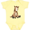 thumbnail image 3 of Inktastic Cute Horse Boys or Girls Baby Bodysuit, 3 of 5