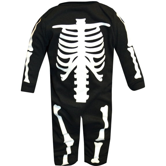 MJC Boys Skeleton Glow in the Dark Infant Sleeper Pajama