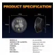 thumbnail image 5 of 5.75 Pulgadas Redondo Foco H4 Faro Luces Para Jeep/moto, 5 of 6