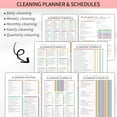 thumbnail image 2 of Adhd Cleaning Planner for Adults Women, Cleaning Schedule and Checklist Organizer, Household Cleaning Planner with Daily/Weekly/Monthly Task, for Home, Family Cleaning Tasks, DIY Home Improvement, 2 of 10