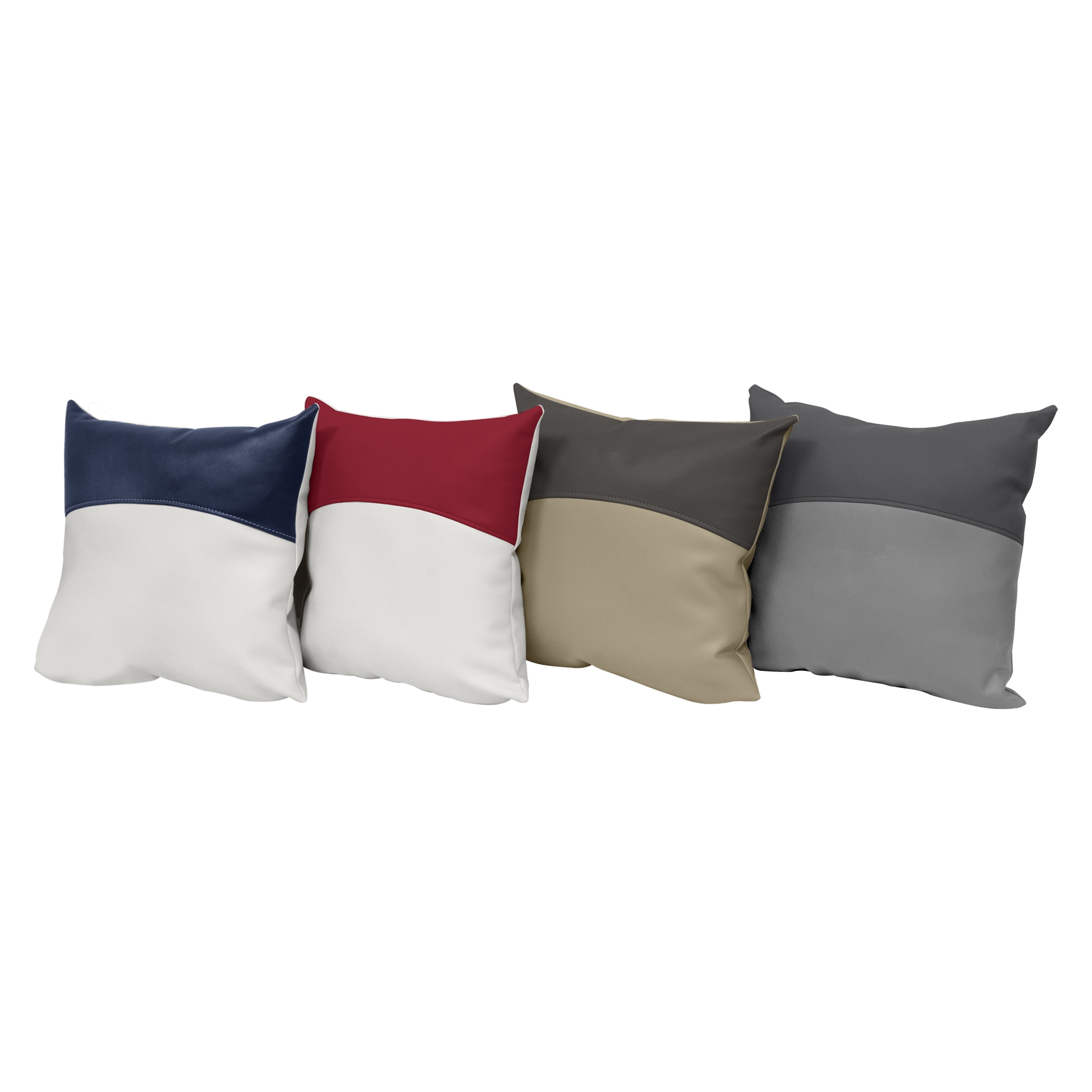 Wise DLX1616-1900 DLX Pontoon Series Square Pillow - Neutral / Meteor